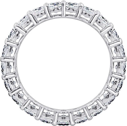 Gold/Platinum-Plated Sterling Silver with Round Cubic Zirconia