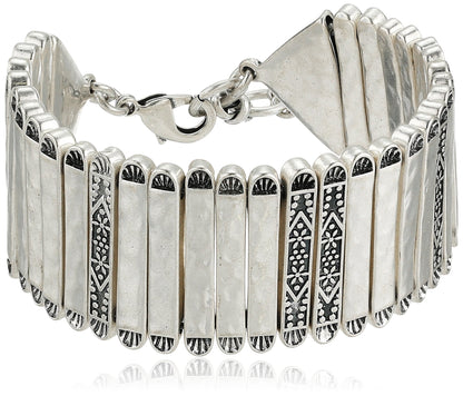 Silver-Tone Statement Link Bracelet